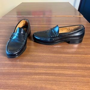 Mens black Penny Loafers
